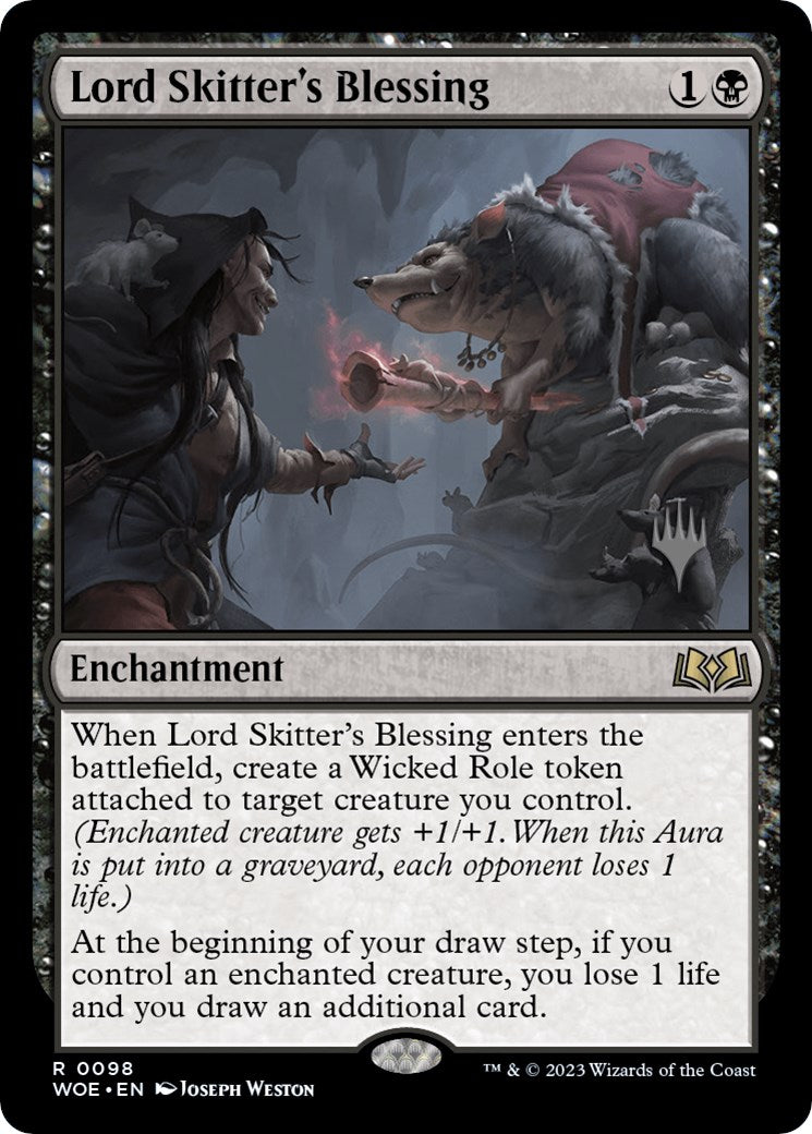 Lord Skitter's Blessing (Promo Pack) [Wilds of Eldraine Promos] | PLUS EV GAMES 