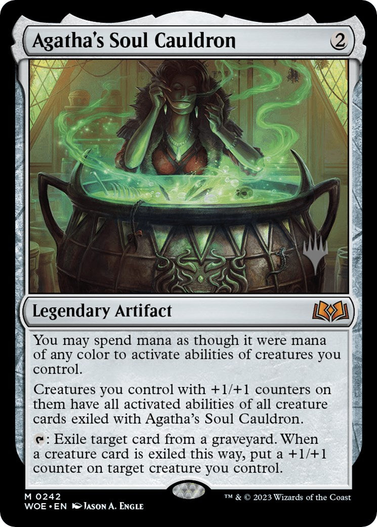 Agatha's Soul Cauldron (Promo Pack) [Wilds of Eldraine Promos] | PLUS EV GAMES 