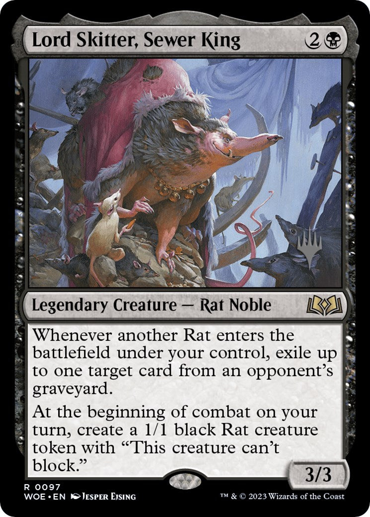 Lord Skitter, Sewer King (Promo Pack) [Wilds of Eldraine Promos] | PLUS EV GAMES 
