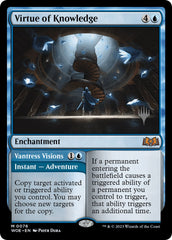Virtue of Knowledge // Vantress Visions (Promo Pack) [Wilds of Eldraine Promos] | PLUS EV GAMES 