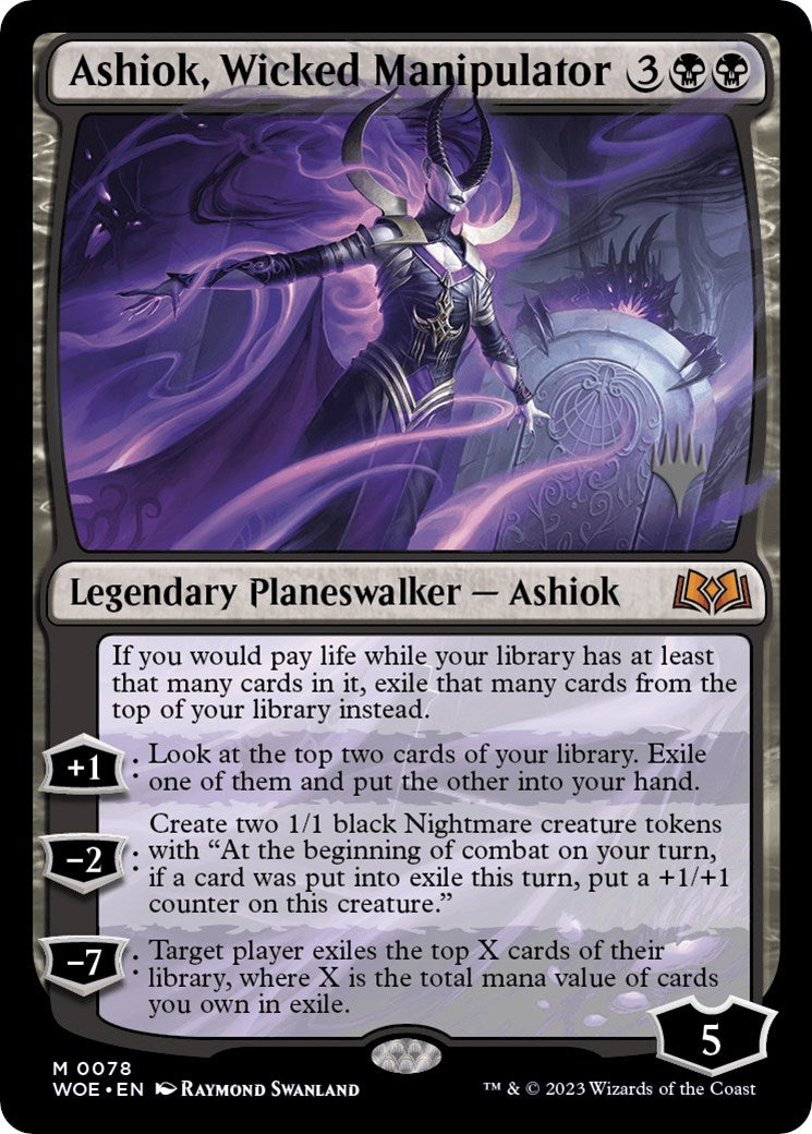 Ashiok, Wicked Manipulator (Promo Pack) [Wilds of Eldraine Promos] | PLUS EV GAMES 