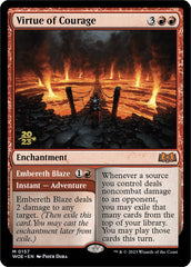 Virtue of Courage //Embereth Blaze (Promo Pack) [Wilds of Eldraine Promos] | PLUS EV GAMES 