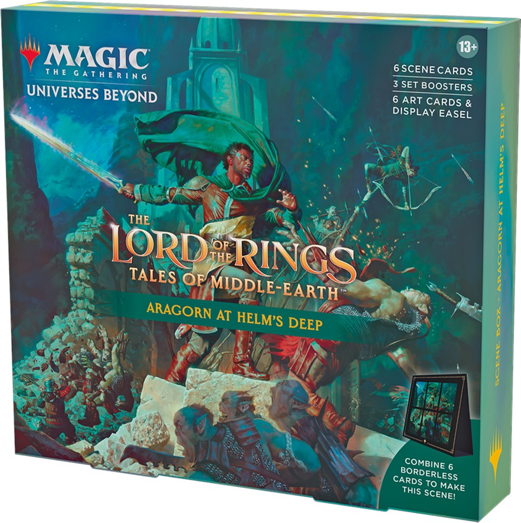 The Lord of the Rings: Tales of Middle-earth - Scene Box (Aragorn at Helm's Deep) | PLUS EV GAMES 