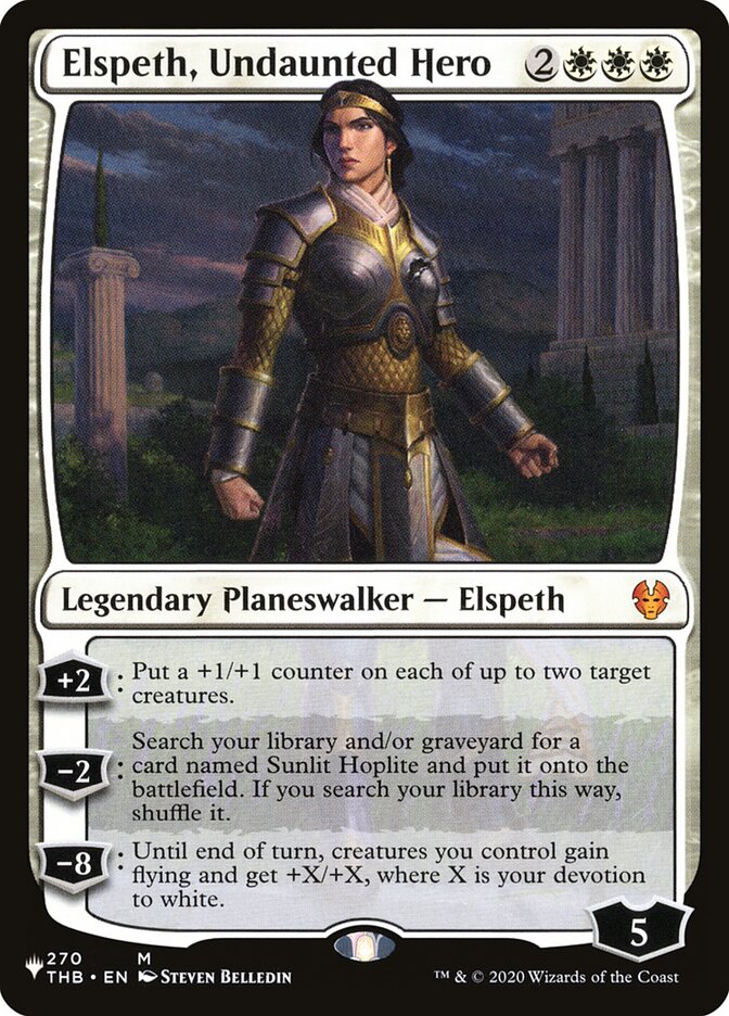 Elspeth, Undaunted Hero [The List] | PLUS EV GAMES 