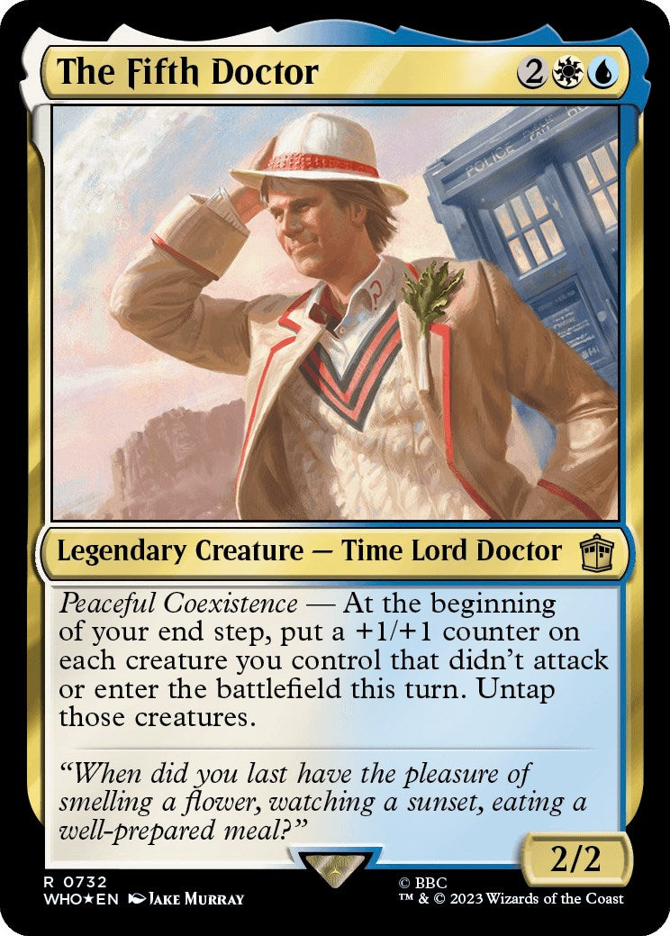 The Fifth Doctor (Surge Foil) [Doctor Who] | PLUS EV GAMES 