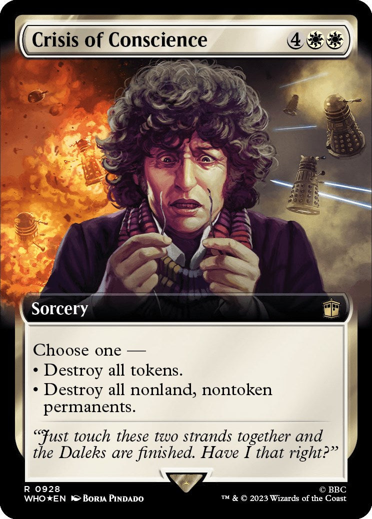 Crisis of Conscience (Extended Art) (Surge Foil) [Doctor Who] | PLUS EV GAMES 