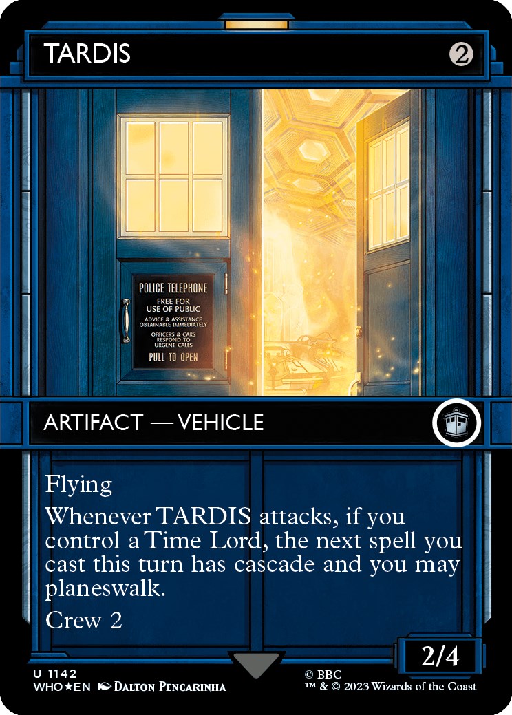 TARDIS (Showcase) (Surge Foil) [Doctor Who] | PLUS EV GAMES 