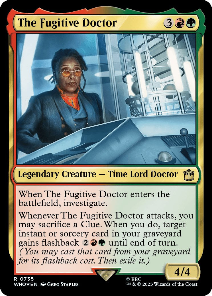 The Fugitive Doctor (Surge Foil) [Doctor Who] | PLUS EV GAMES 