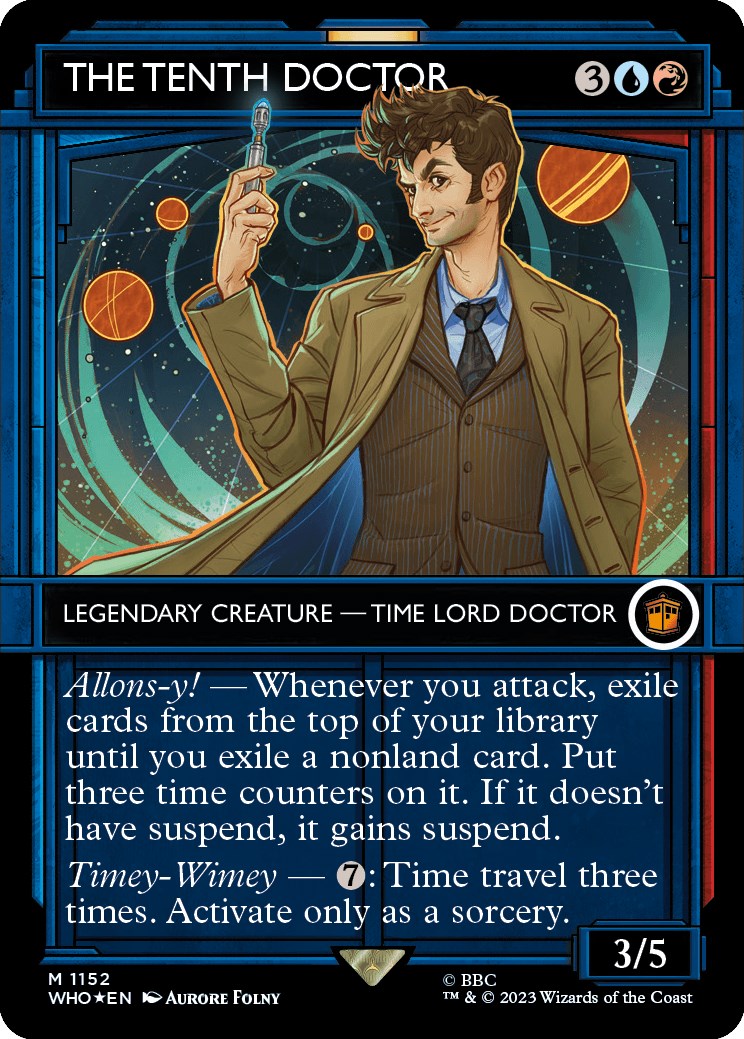 The Tenth Doctor (Showcase) (Surge Foil) [Doctor Who] | PLUS EV GAMES 