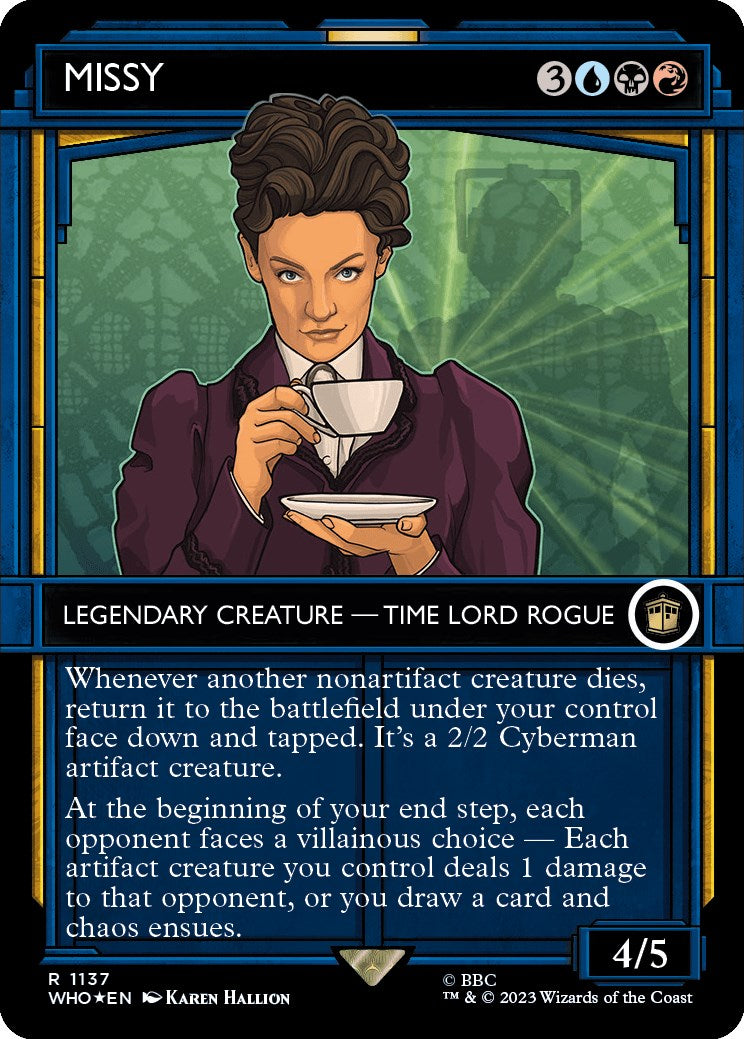 Missy (Showcase) (Surge Foil) [Doctor Who] | PLUS EV GAMES 