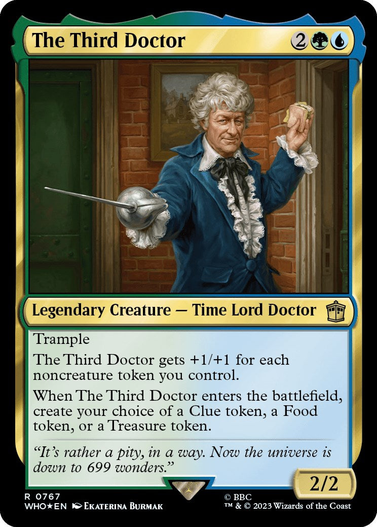 The Third Doctor (Surge Foil) [Doctor Who] | PLUS EV GAMES 