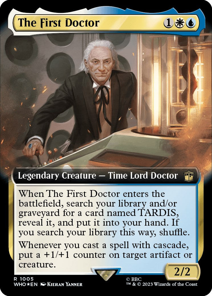 The First Doctor (Extended Art) (Surge Foil) [Doctor Who] | PLUS EV GAMES 