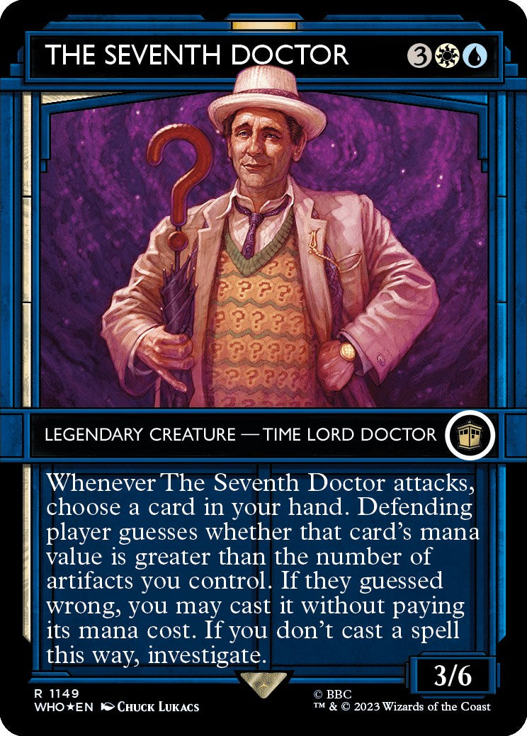 The Seventh Doctor (Showcase) (Surge Foil) [Doctor Who] | PLUS EV GAMES 