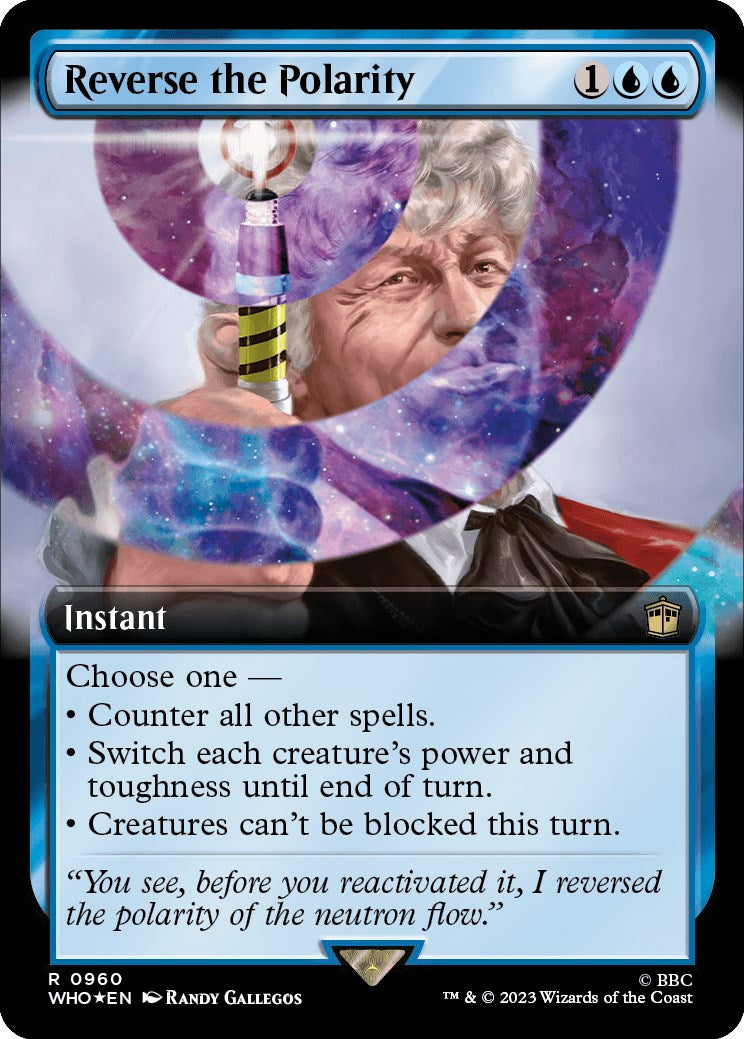 Reverse the Polarity (Extended Art) (Surge Foil) [Doctor Who] | PLUS EV GAMES 