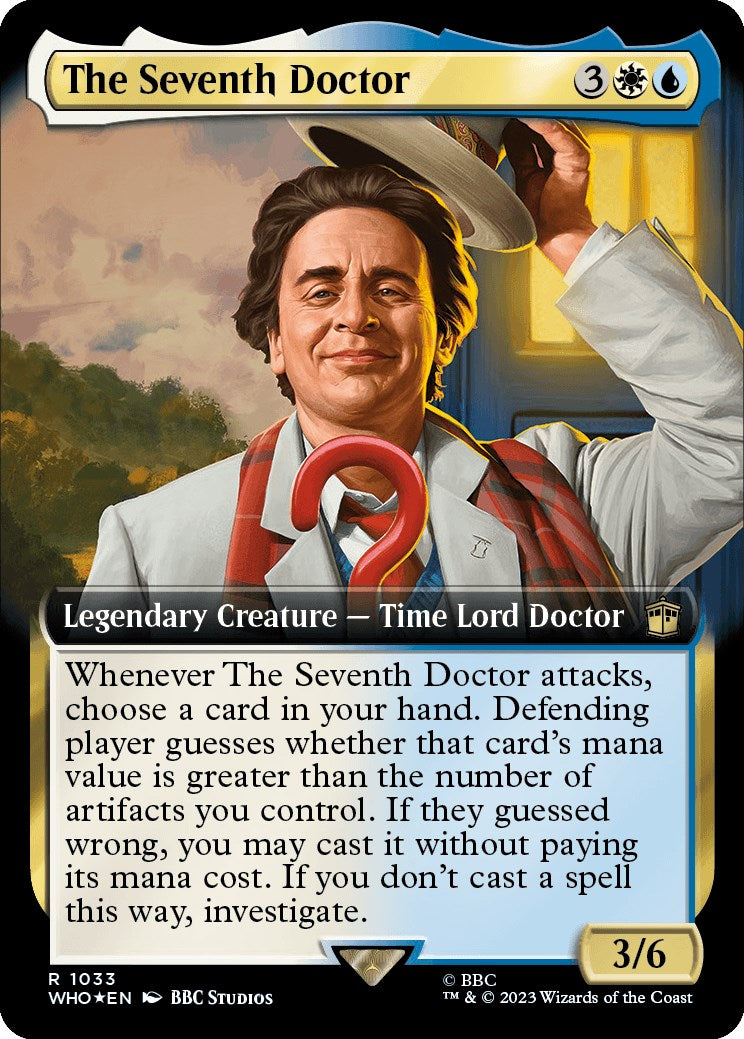 The Seventh Doctor (Extended Art) (Surge Foil) [Doctor Who] | PLUS EV GAMES 