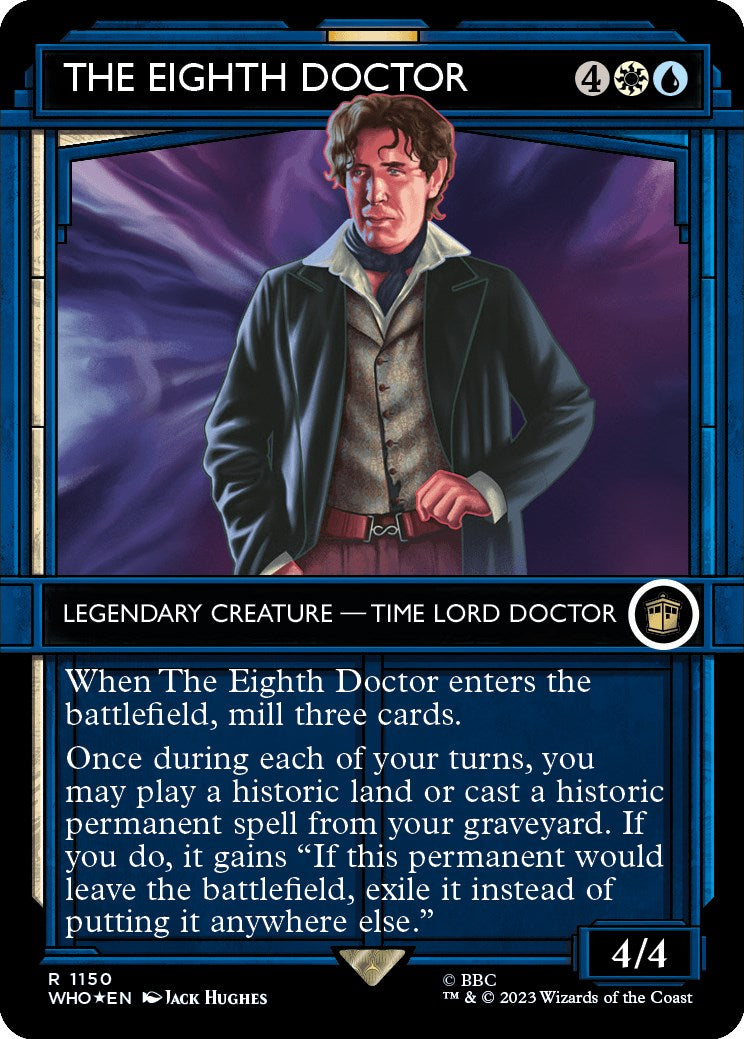 The Eighth Doctor (Showcase) (Surge Foil) [Doctor Who] | PLUS EV GAMES 