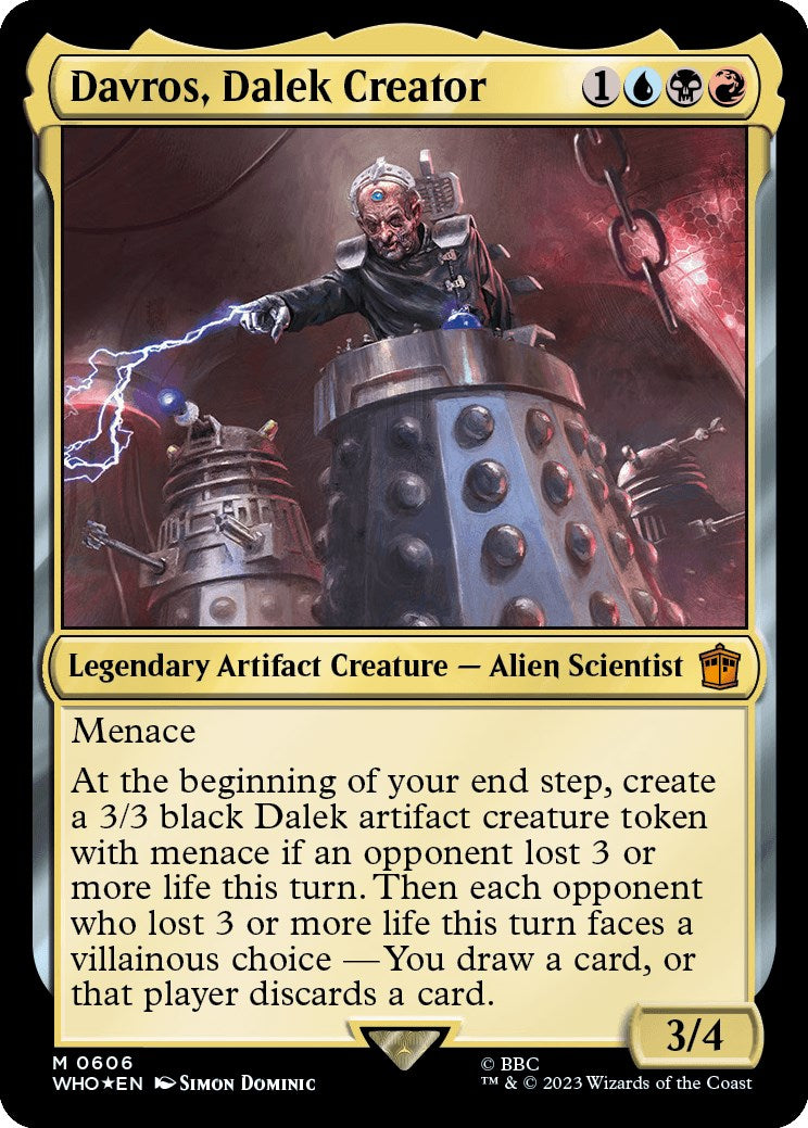 Davros, Dalek Creator (Surge Foil) [Doctor Who] | PLUS EV GAMES 