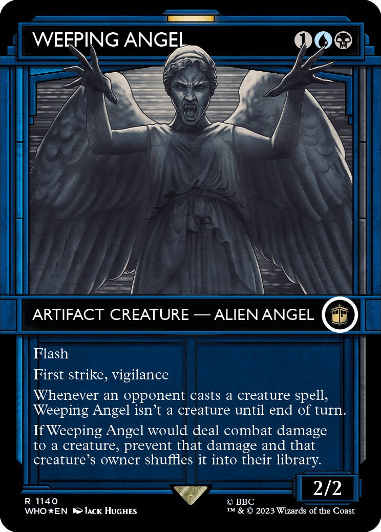 Weeping Angel (Showcase) (Surge Foil) [Doctor Who] | PLUS EV GAMES 