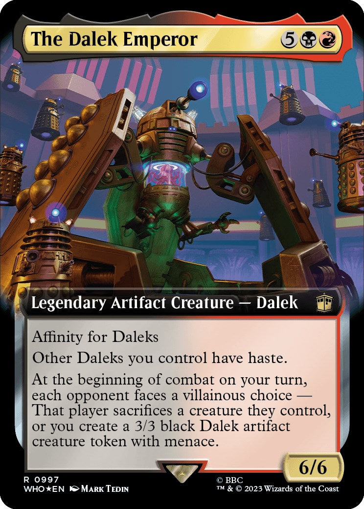 The Dalek Emperor (Extended Art) (Surge Foil) [Doctor Who] | PLUS EV GAMES 