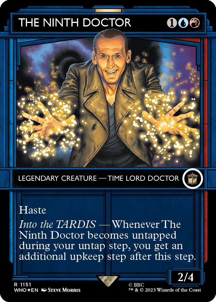 The Ninth Doctor (Showcase) (Surge Foil) [Doctor Who] | PLUS EV GAMES 