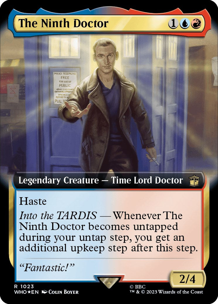 The Ninth Doctor (Extended Art) (Surge Foil) [Doctor Who] | PLUS EV GAMES 