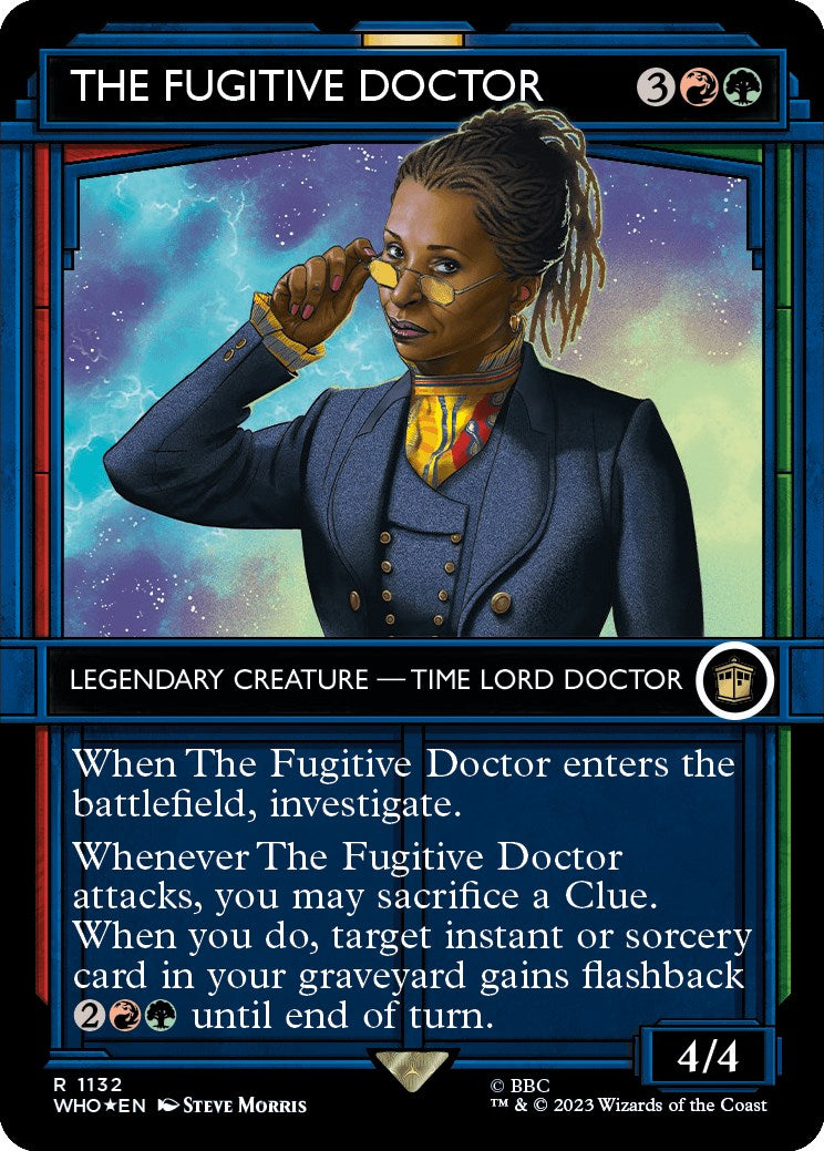 The Fugitive Doctor (Showcase) (Surge Foil) [Doctor Who] | PLUS EV GAMES 