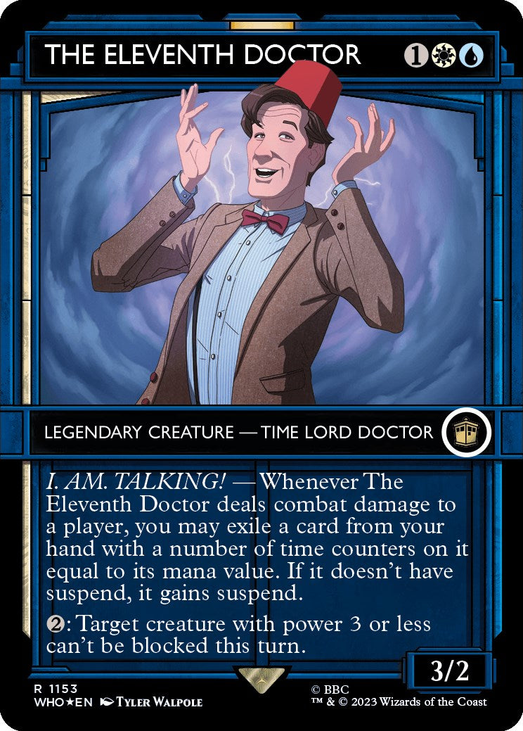 The Eleventh Doctor (Showcase) (Surge Foil) [Doctor Who] | PLUS EV GAMES 