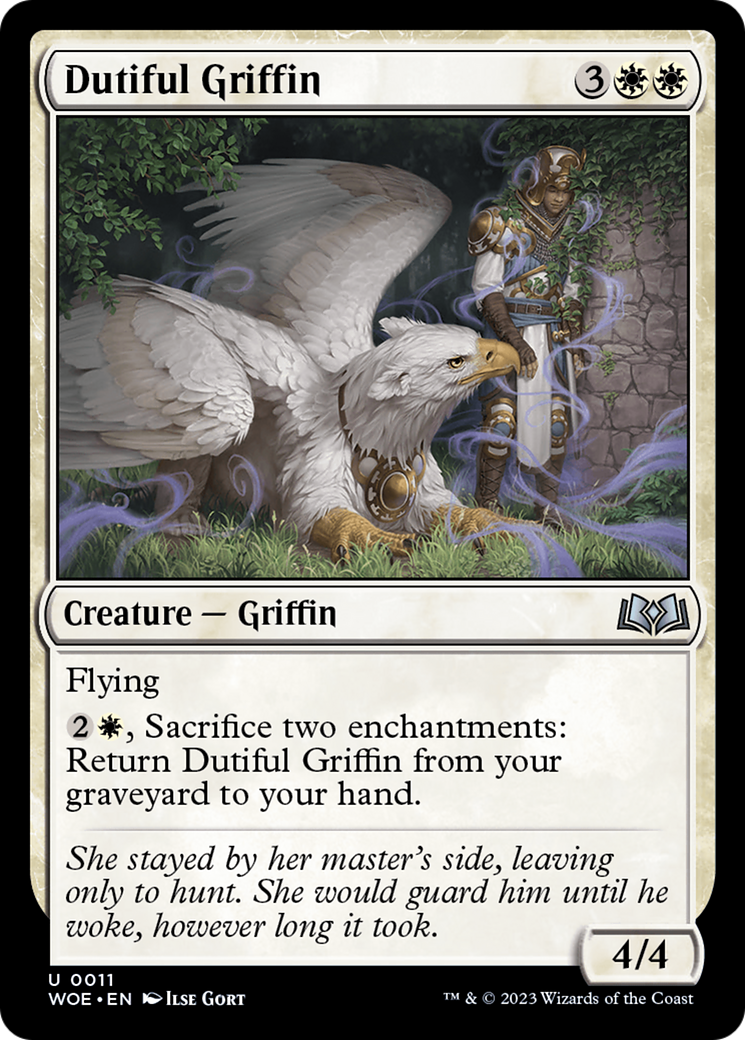 Dutiful Griffin [Wilds of Eldraine] | PLUS EV GAMES 