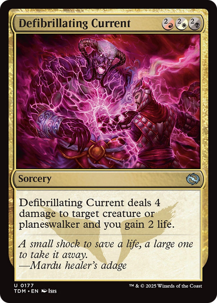 Defibrillating Current [Tarkir: Dragonstorm] | PLUS EV GAMES 