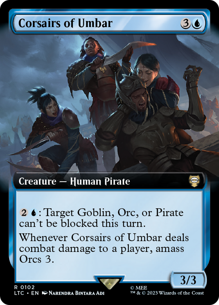 Corsairs of Umbar (Extended Art) [The Lord of the Rings: Tales of Middle-Earth Commander] | PLUS EV GAMES 