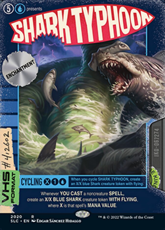 Shark Typhoon (Borderless Alternate Art) [Secret Lair Countdown Kit] | PLUS EV GAMES 