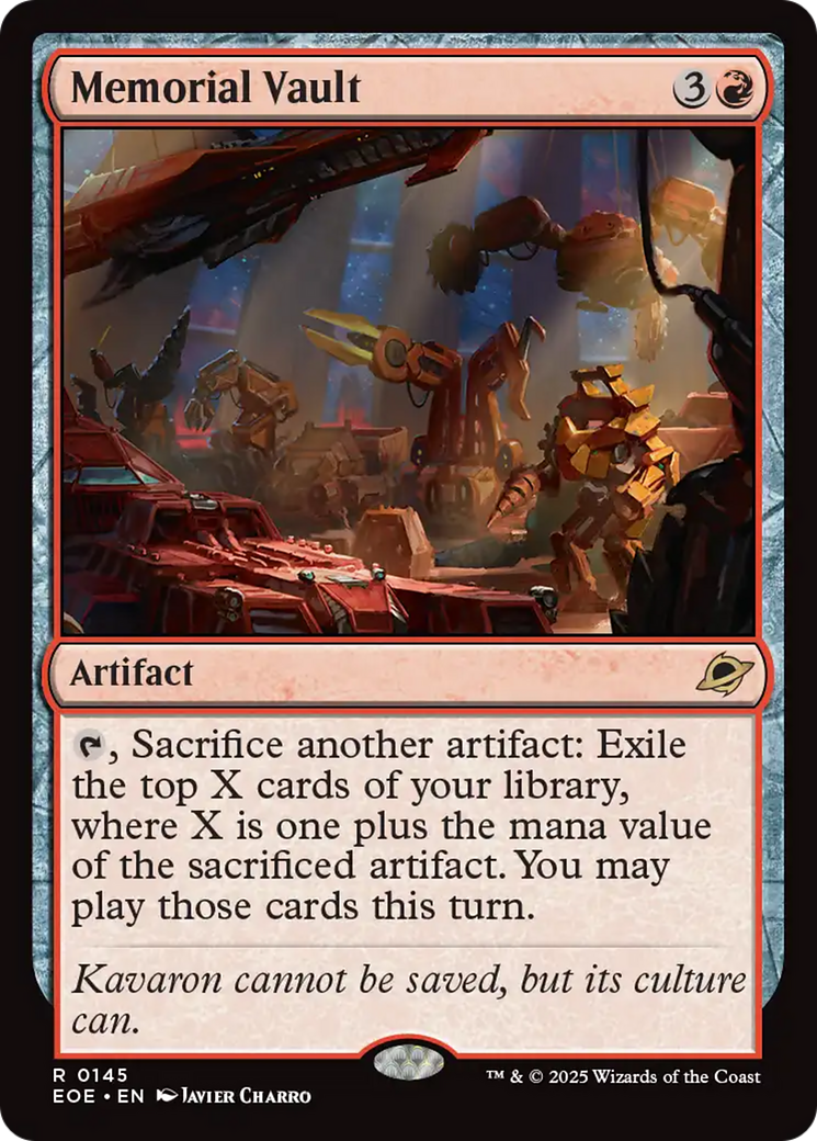 Memorial Vault [Edge of Eternities] | PLUS EV GAMES 