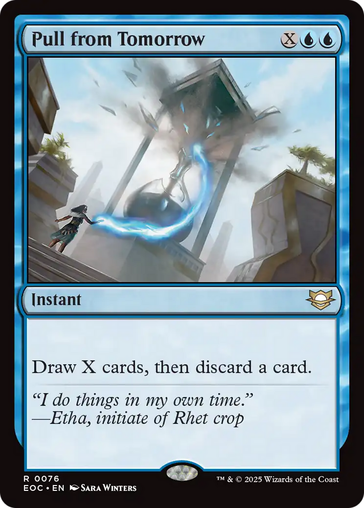 Pull from Tomorrow [Edge of Eternities Commander] | PLUS EV GAMES 