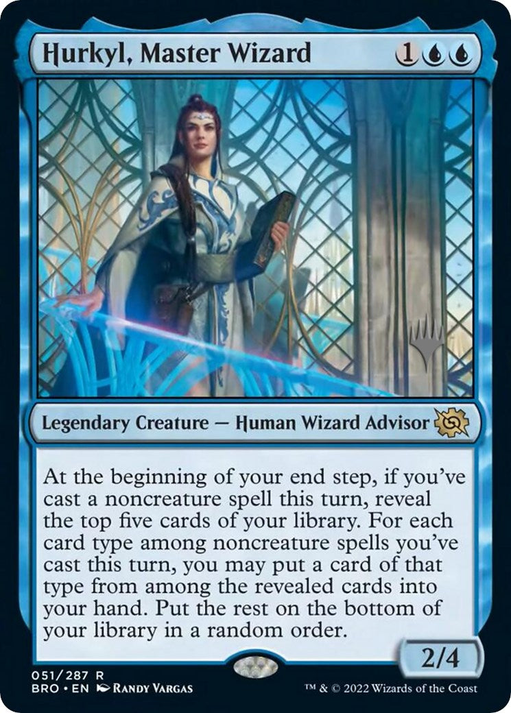 Hurkyl, Master Wizard (Promo Pack) [The Brothers' War Promos] | PLUS EV GAMES 