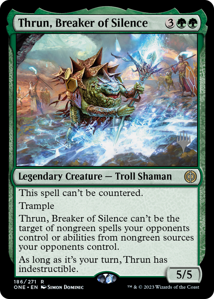 Thrun, Breaker of Silence (Promo Pack) [Phyrexia: All Will Be One Promos] | PLUS EV GAMES 