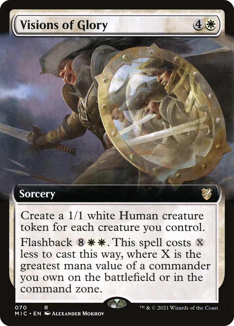 Visions of Glory (Extended) [Innistrad: Midnight Hunt Commander]