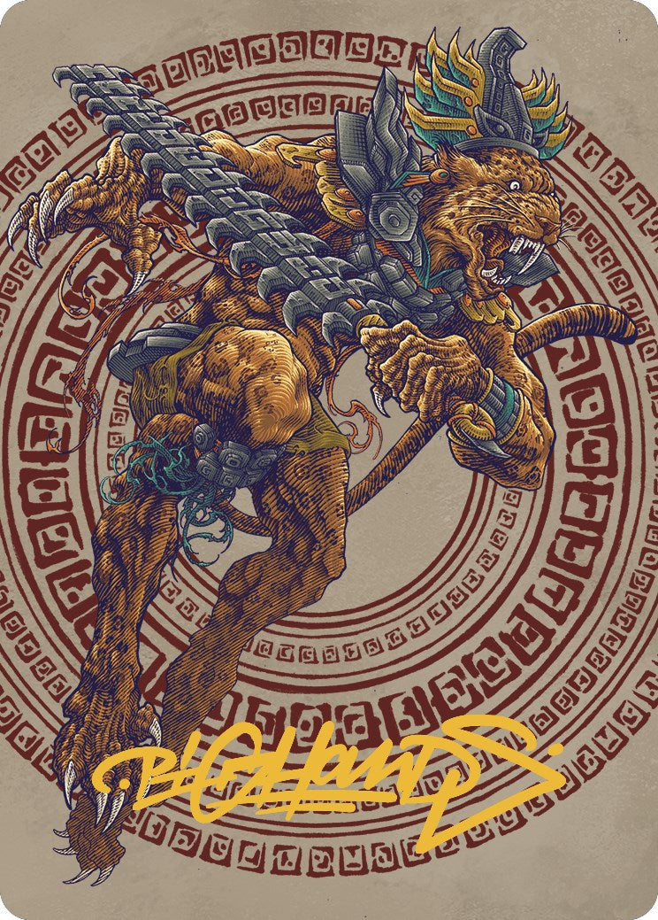 Sovereign Okinec Ahau Art Card (Gold-Stamped Signature) [The Lost Caverns of Ixalan Art Series] | PLUS EV GAMES 