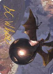 Malicious Eclipse Art Card (Gold-Stamped Signature) [The Lost Caverns of Ixalan Art Series] | PLUS EV GAMES 