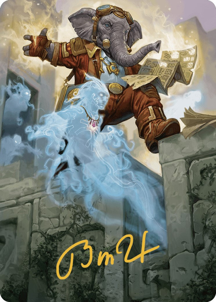 Quintorius Kand Art Card (37/81) (Gold-Stamped Signature) [The Lost Caverns of Ixalan Art Series] | PLUS EV GAMES 