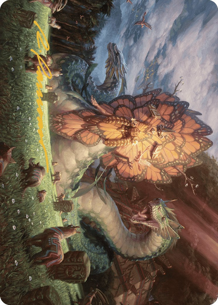 Ojer Kaslem, Deepest Growth Art Card (30/81) (Gold-Stamped Signature) [The Lost Caverns of Ixalan Art Series] | PLUS EV GAMES 
