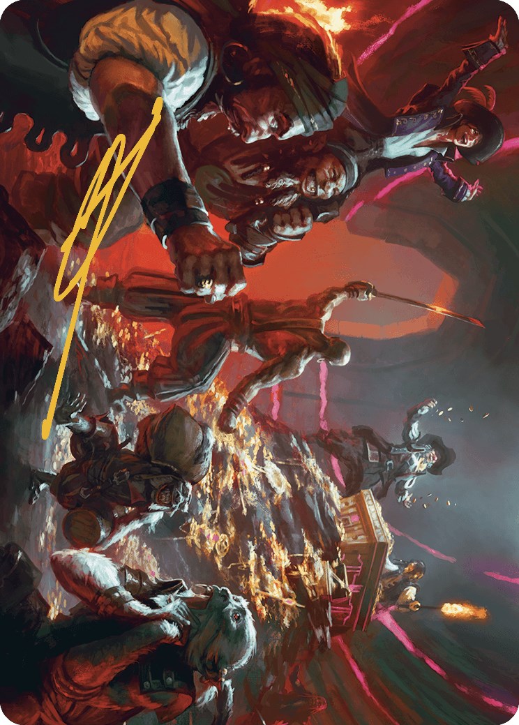 Hit the Mother Lode Art Card (Gold-Stamped Signature) [The Lost Caverns of Ixalan Art Series] | PLUS EV GAMES 
