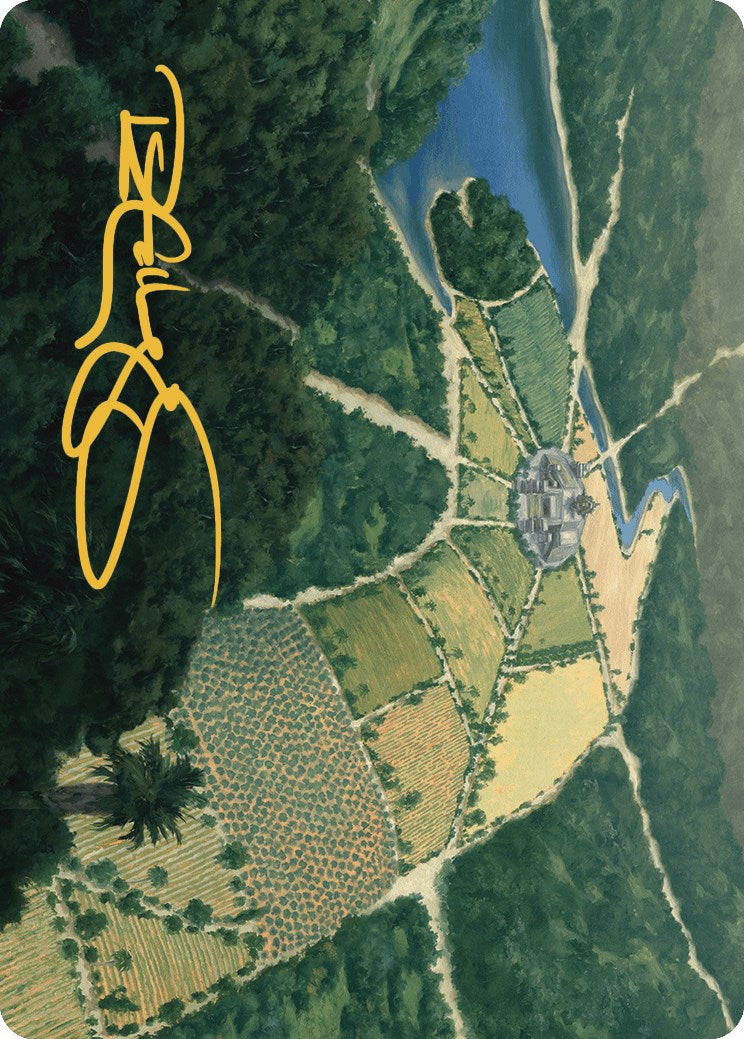 Restless Prairie Art Card (Gold-Stamped Signature) [The Lost Caverns of Ixalan Art Series] | PLUS EV GAMES 