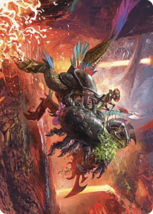 Triumphant Chomp Art Card [The Lost Caverns of Ixalan Art Series] | PLUS EV GAMES 