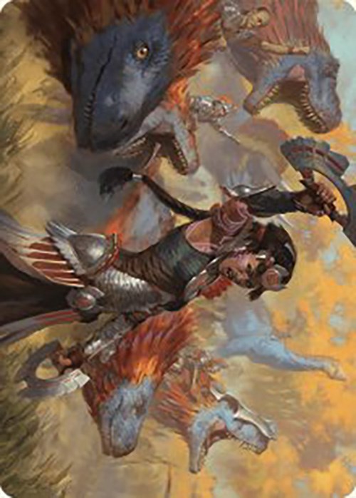 Huatli, Poet of Unity Art Card [The Lost Caverns of Ixalan Art Series] | PLUS EV GAMES 