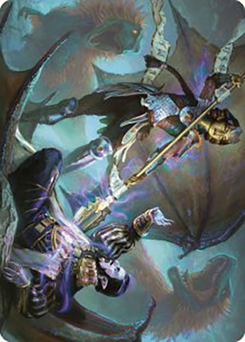 Huatli's Final Strike Art Card [The Lost Caverns of Ixalan Art Series] | PLUS EV GAMES 