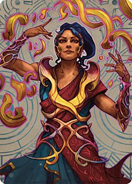 Saheeli, the Sun's Brilliance Art Card [The Lost Caverns of Ixalan Art Series] | PLUS EV GAMES 