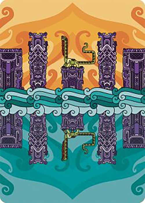 Echoing Deeps Art Card [The Lost Caverns of Ixalan Art Series] | PLUS EV GAMES 