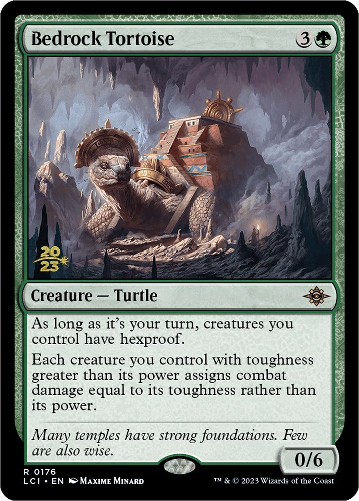 Bedrock Tortoise [The Lost Caverns of Ixalan Prerelease Cards] | PLUS EV GAMES 