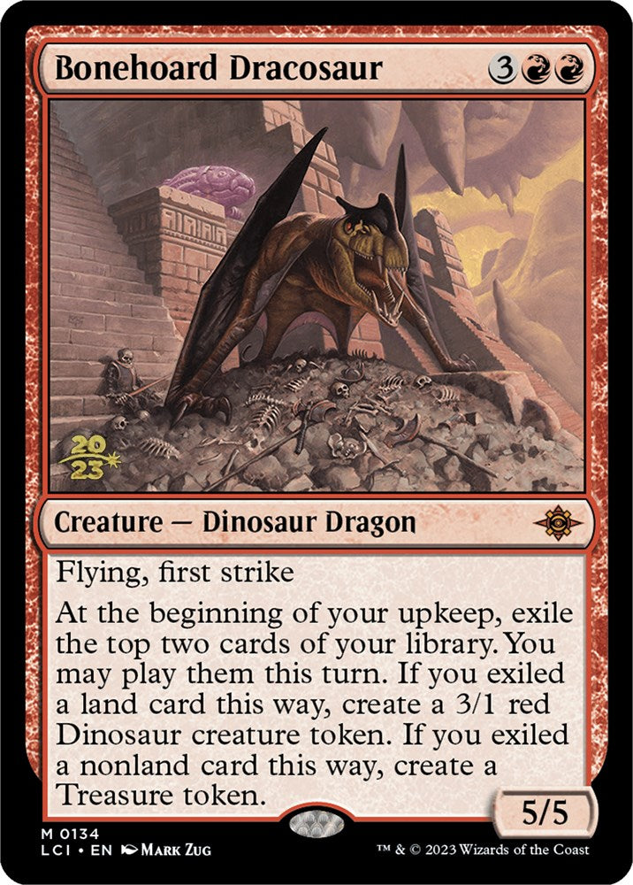 Bonehoard Dracosaur [The Lost Caverns of Ixalan Prerelease Cards] | PLUS EV GAMES 