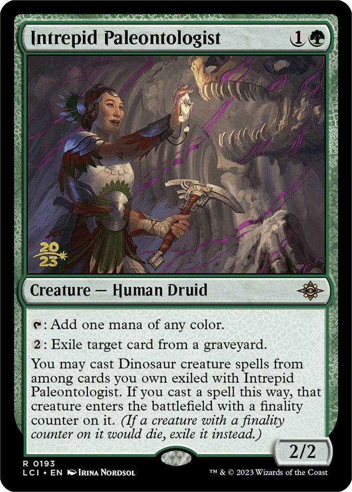 Intrepid Paleontologist [The Lost Caverns of Ixalan Prerelease Cards] | PLUS EV GAMES 